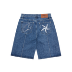 C-STAR DENIM SHORTS [FADED BLUE]