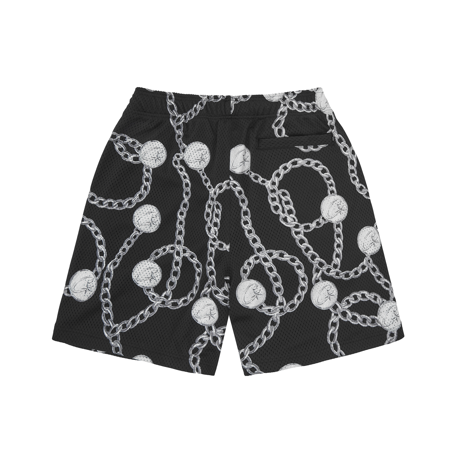 CHAINS MESH SHORT [BLACK]