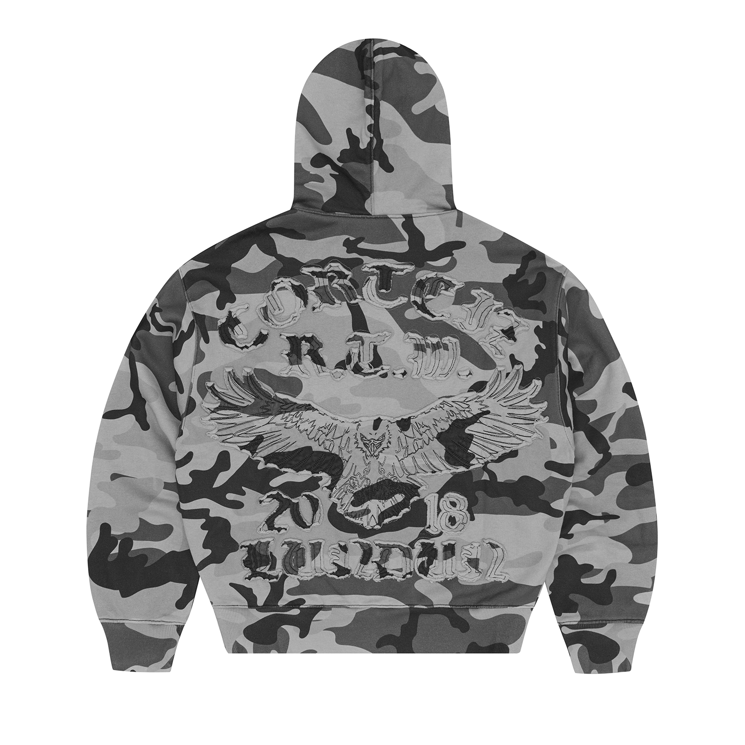 DIPLOMATIC ZIP HOODIE [WASHED CAMO]