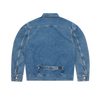DUAL STRIPE DENIM JACKET [MIDWASH]