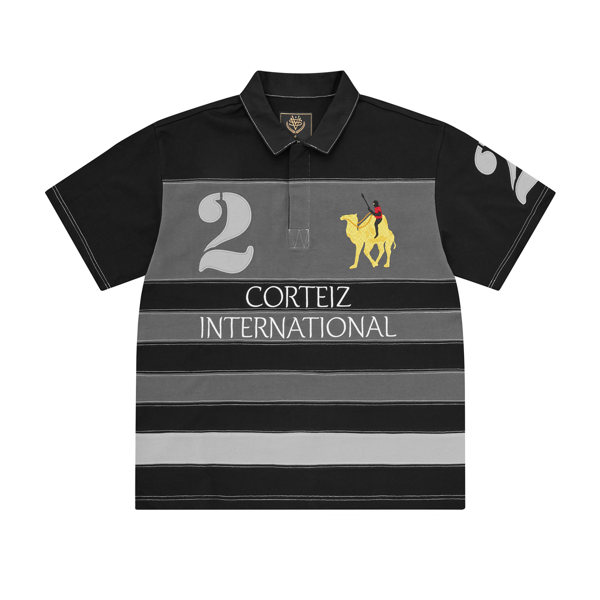 DUBAI POLO SHIRT [BLACK / GREY]