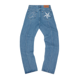 C-STAR DENIM JEANS [WASHED BLUE] *UPDATED BAGGY FIT*