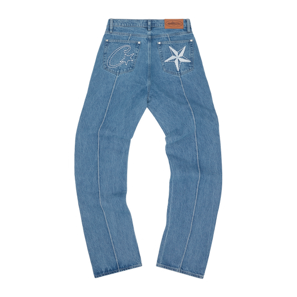 C-STAR DENIM JEANS [WASHED BLUE] *UPDATED BAGGY FIT*