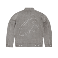 C-STAR DENIM TRUCKER JACKET [GREY]