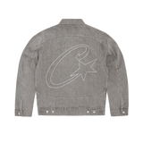 C-STAR DENIM TRUCKER JACKET [GREY]