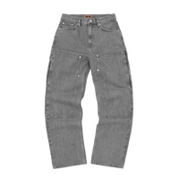 EMBOSSED C-STAR DENIM WORK PANT [GREY]