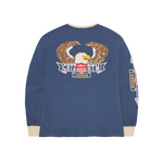 DIPSET WAFFLE LONGSLEEVE [ROYAL BLUE]