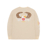 DIPSET WAFFLE LONGSLEEVE [CREAM]