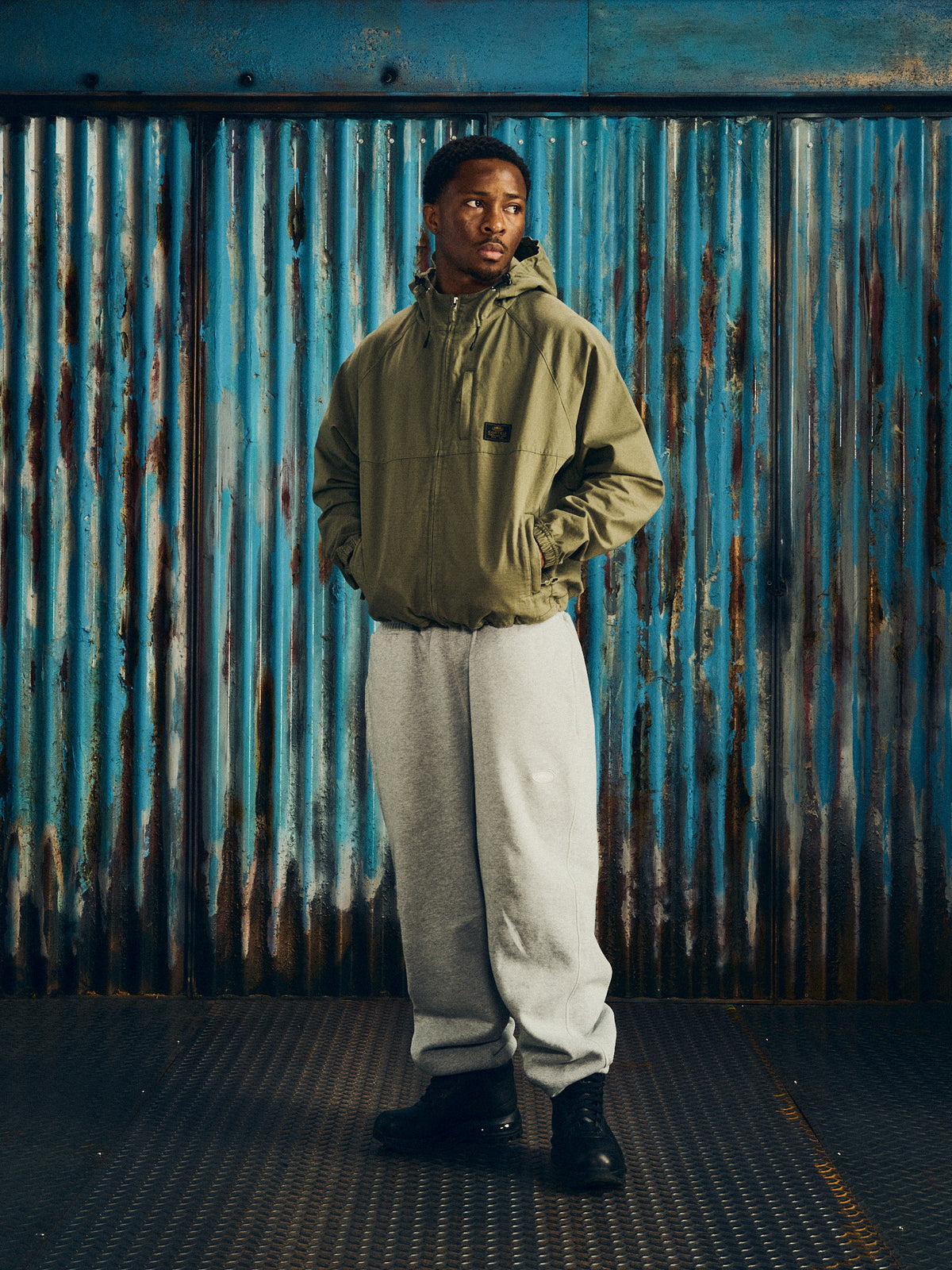 GUERILLAZ RIPSTOP JACKET [OLIVE]