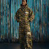 ISLAND PUFF PRINT OPEN HEM SWEATPANT [DIGI CAMO]