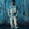 ARDWEAR PANEL DENIM JACKET [WASHED INDIGO]