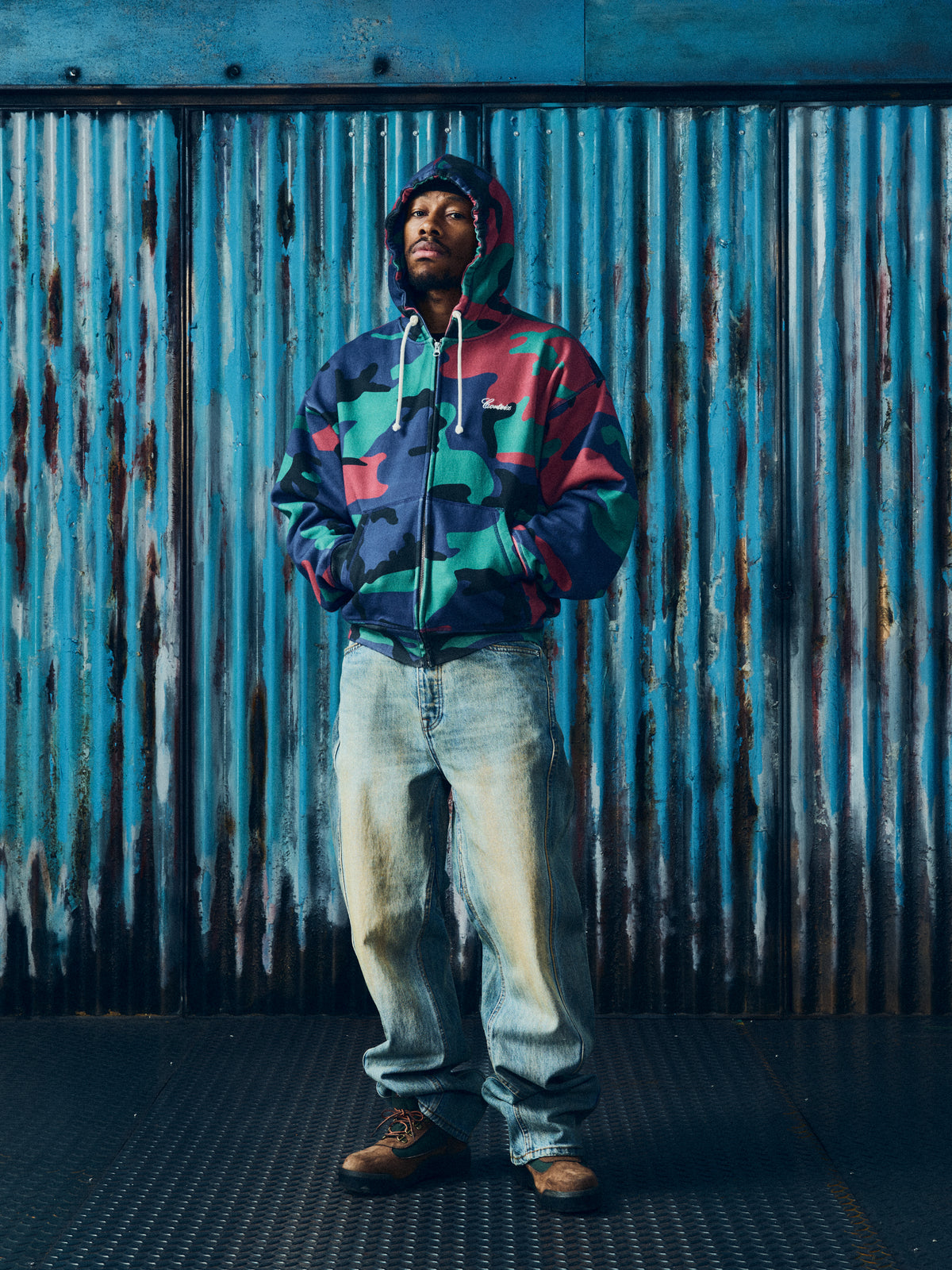 GABRIEL MOSES ZIP HOODIE [SOUF CAMO]