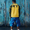 STENCIL RAGLAN LS [GOLD/OLIVE]