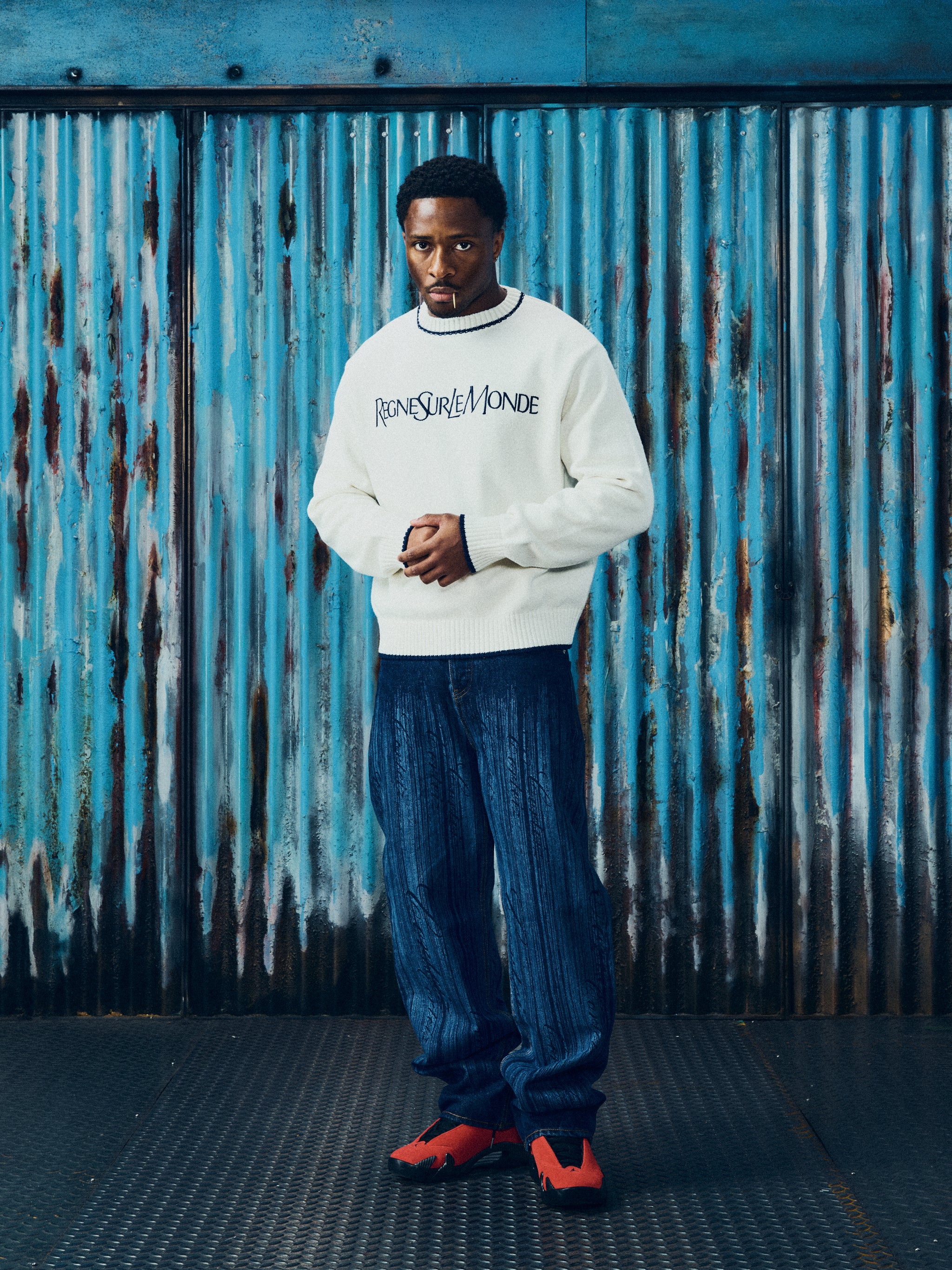 RSLM KNIT CREWNECK [CREAM]