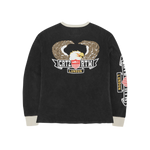 DIPSET WAFFLE LONGSLEEVE [WASHED BLACK]