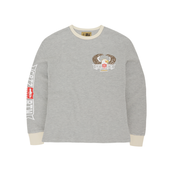 DIPSET WAFFLE LONGSLEEVE [GREY]