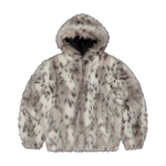 HOODED FUR JACKET [MULTI]