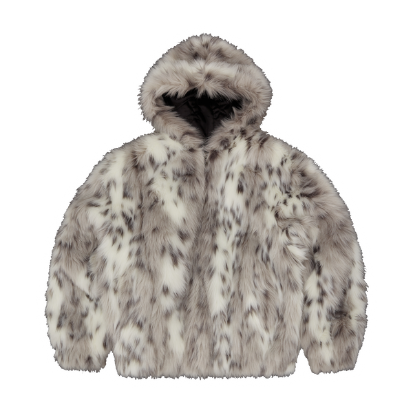 HOODED FUR JACKET [MULTI]