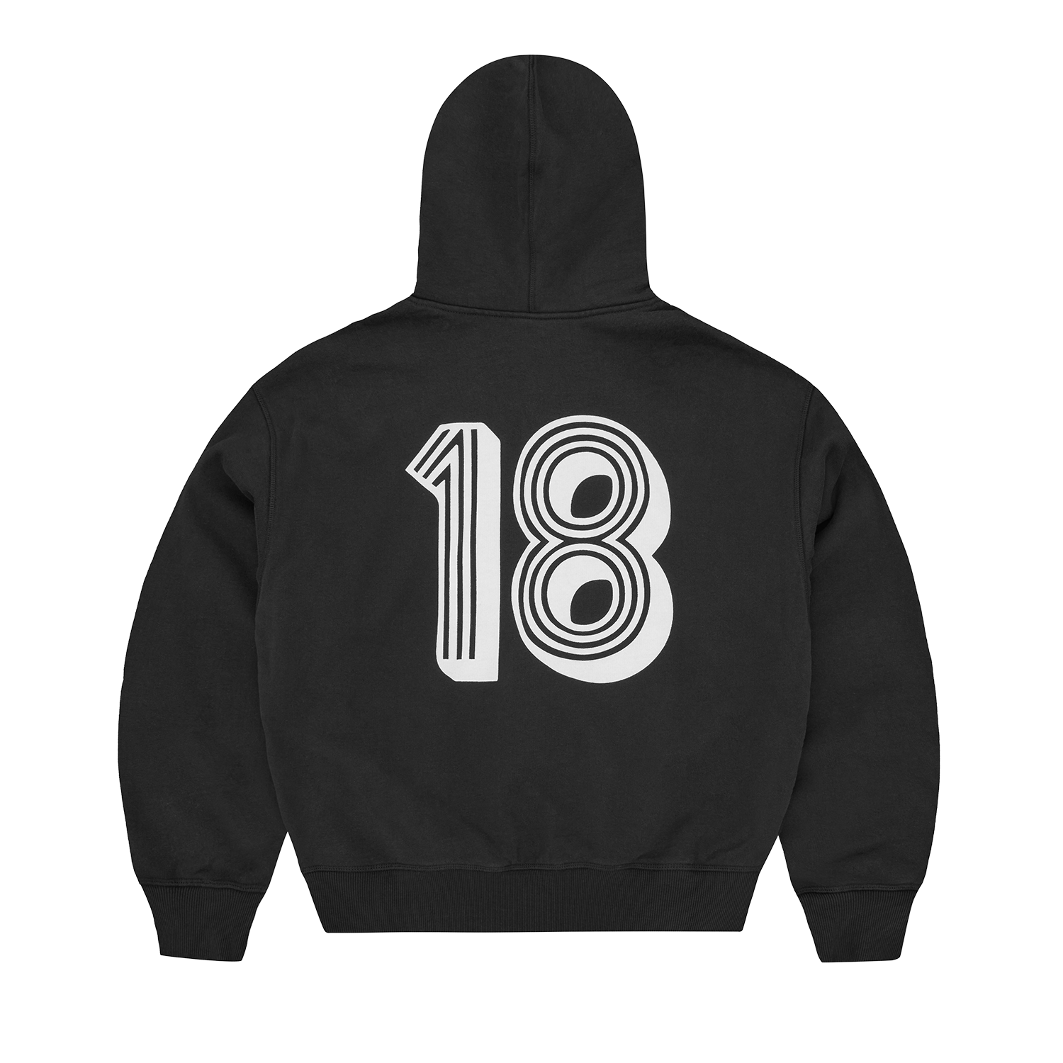GHINI ZIP HOODIE [BLACK]