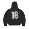 GHINI ZIP HOODIE [BLACK]