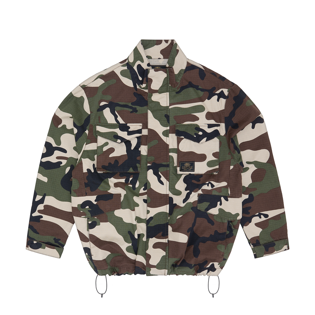 GUERILLAZ FIELD JACKET [WOODLAND CAMO]