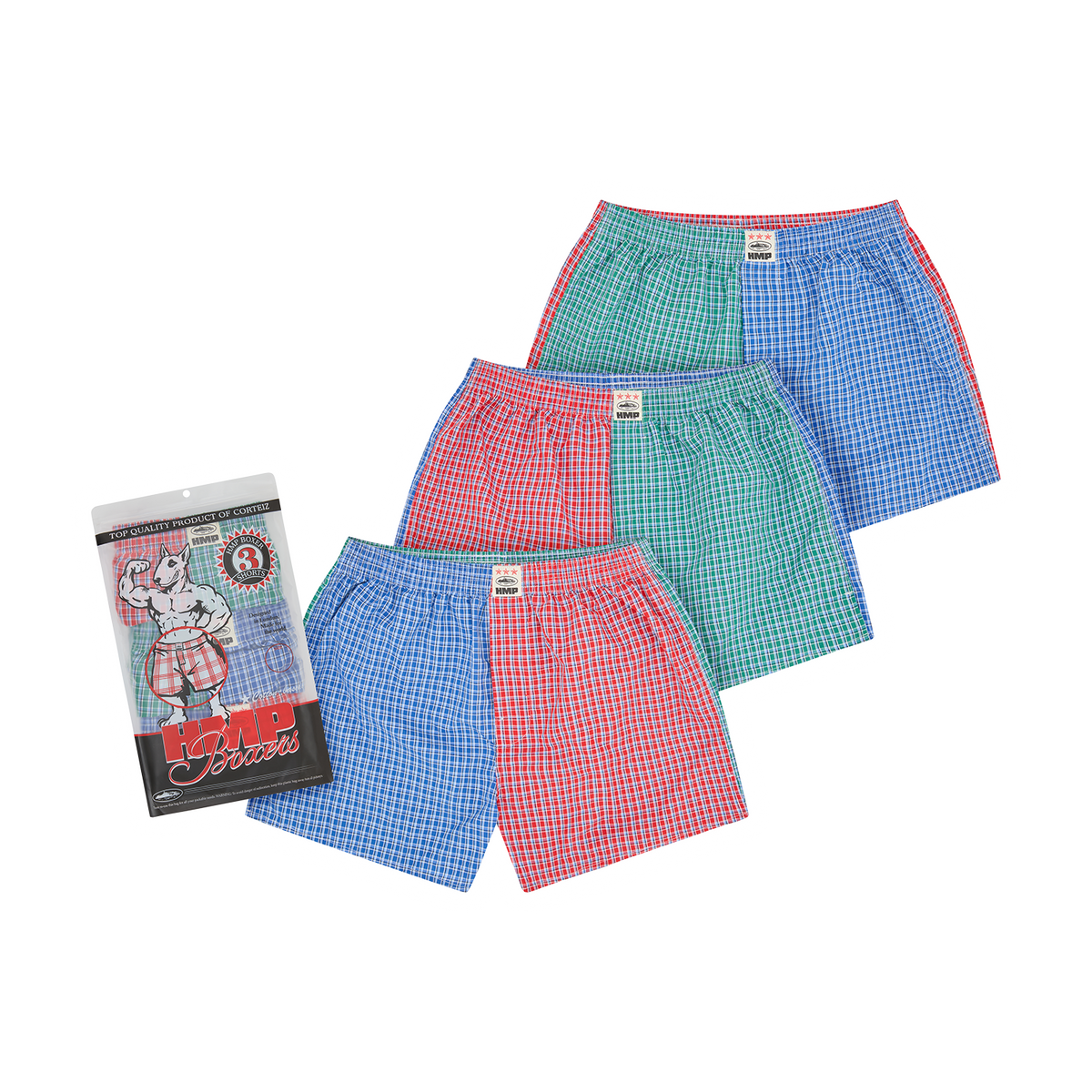 HMP BOXER SHORTS [3 PACK] [MULTI]