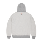 HMP CONTRAST PANEL HOODIE [HEATHER GREY]