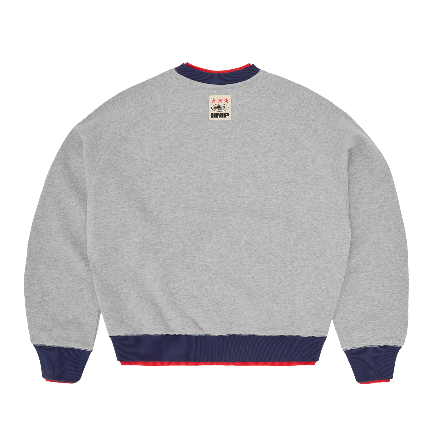 HMP DOUBLE UP CREWNECK [HEATHER GREY]