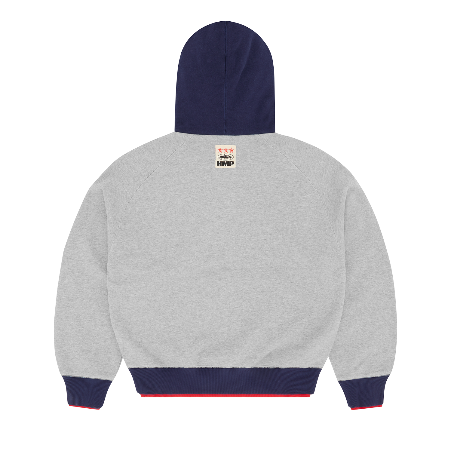 HMP DOUBLE UP HOODIE [HEATHER GREY]