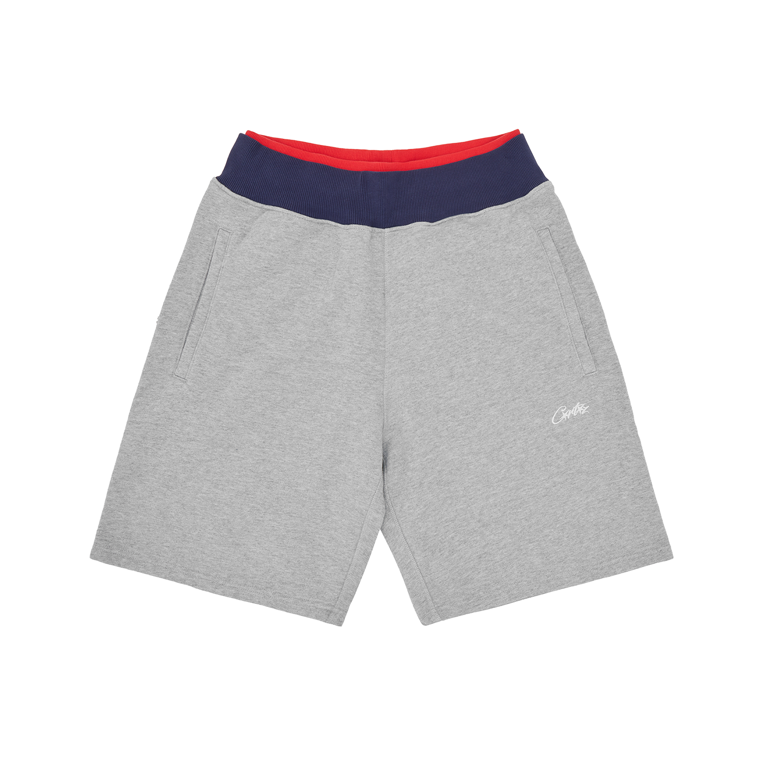 HMP DOUBLE UP SWEATSHORT [HEATHER GREY]