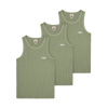 HMP ESSENTIALS TANK TOP [3PK] [OLIVE]