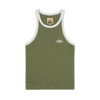 WOMENS CLASSIC TANK TOP [OLIVE/WHITE]