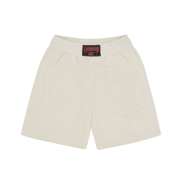 HMP MESH PANEL SHORTS [CREAM]