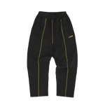 HMP OPEN HEM SWEATPANT [BLACK / YELLOW]
