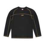 HMP PANEL HEAVYWEIGHT LS TEE [BLACK / YELLOW]