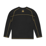 HMP PANEL HEAVYWEIGHT LS TEE [BLACK / YELLOW]