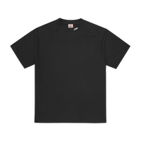 HMP PANEL MOCK TEE [BLACK]