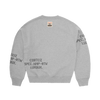 HMP STENCIL CREWNECK [LIGHT HEATHER]