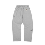 HMP STENCIL OPEN HEM SWEATPANT [LIGHT HEATHER]