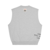 HMP STENCIL VEST [HEATHER GREY]