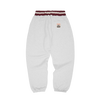 HMP STRIPE RIB SWEATPANT [LIGHT HEATHER]