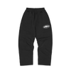 ISLAND PUFF PRINT OPEN HEM SWEATPANT [BLACK]