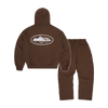 ISLAND PUFF PRINT TRACKSUIT [BROWN]
