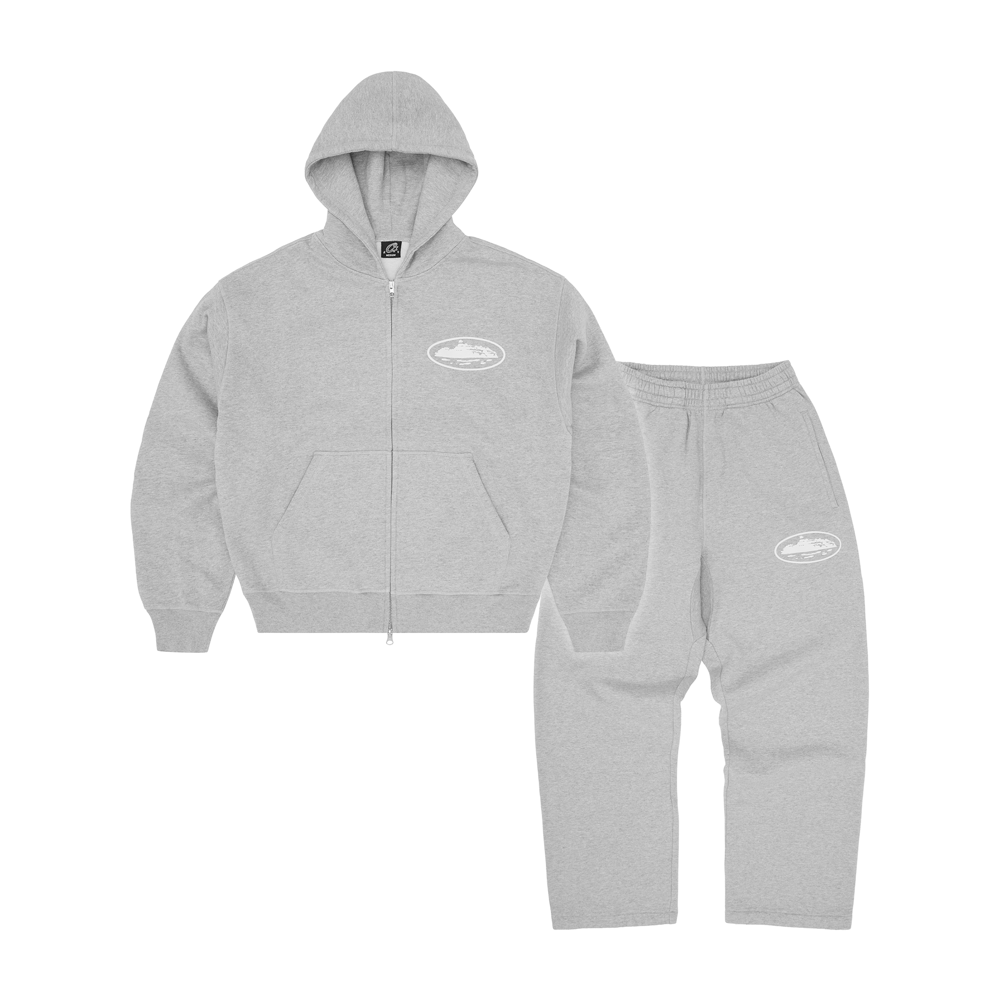 ISLAND PUFF PRINT TRACKSUIT [HEATHER GREY]