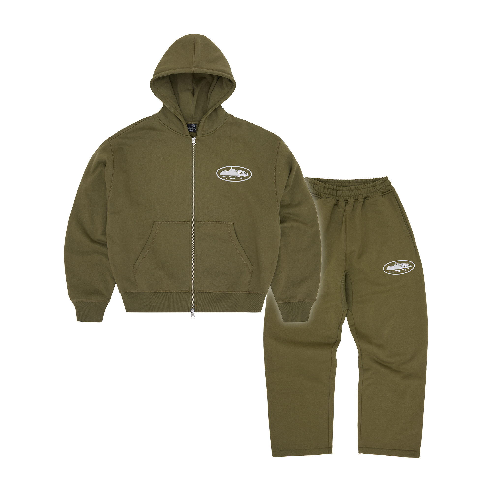ISLAND PUFF PRINT TRACKSUIT [OLIVE]