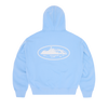 ISLAND PUFF PRINT ZIP HOODIE [BABY BLUE]
