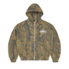 ISLAND PUFF PRINT ZIP HOODIE [FOREST CAMO]