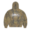 ISLAND PUFF PRINT ZIP HOODIE [FOREST CAMO]