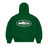 ISLAND PUFF PRINT ZIP HOODIE [GREEN]