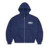 ISLAND PUFF PRINT ZIP HOODIE [NAVY]